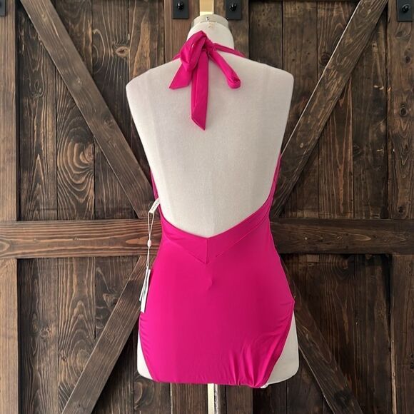 Trina Turk MONACO HALTER PLUNGE ONE PIECE SWIMSUIT - Picture 6 of 12